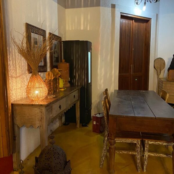 LUMINÁRIA EM FIBRA DE AÇAÍ – ABAJUR ORGÂNICO ARTESANAL – MORINGA - Image 2